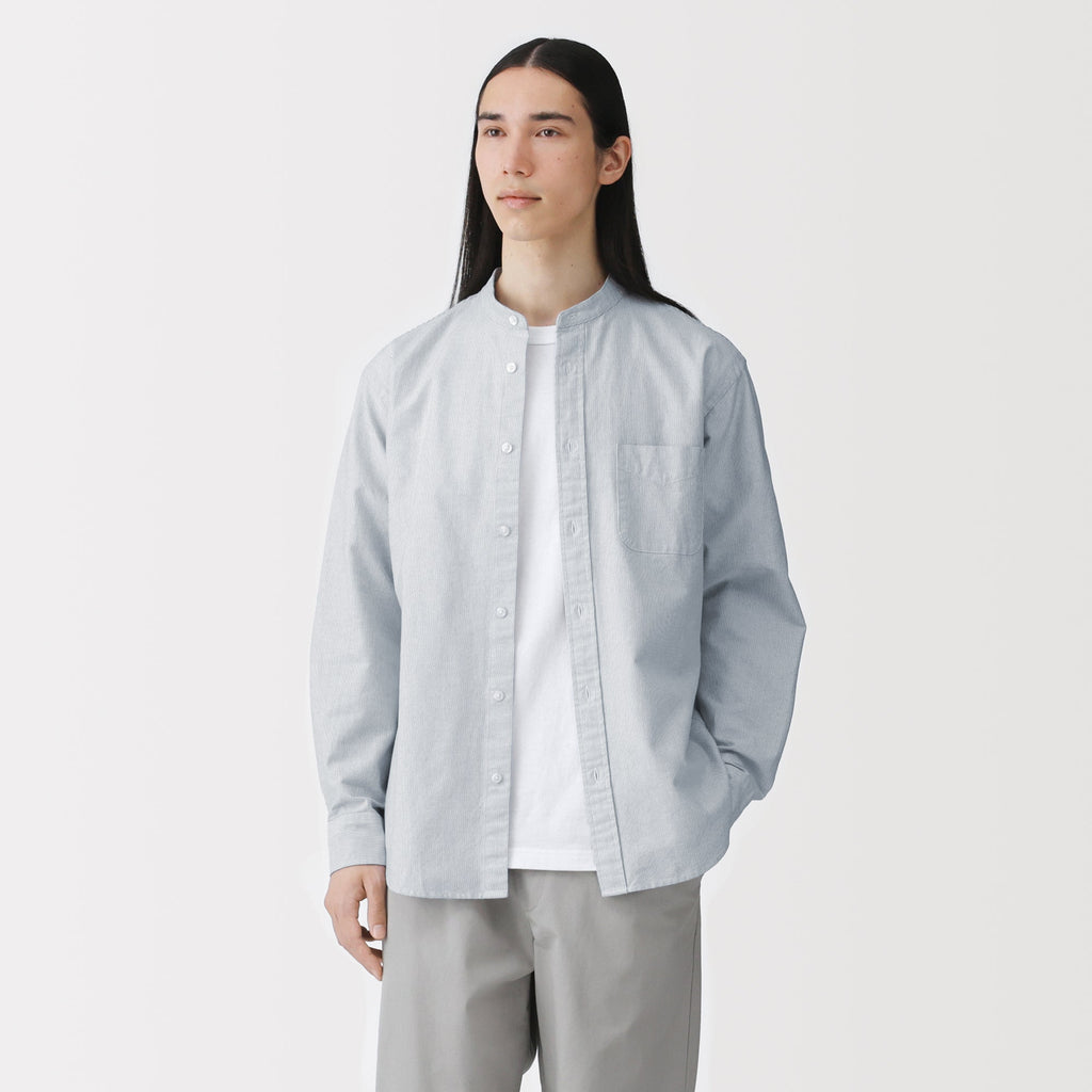 Oxford Stand Collar Shirt