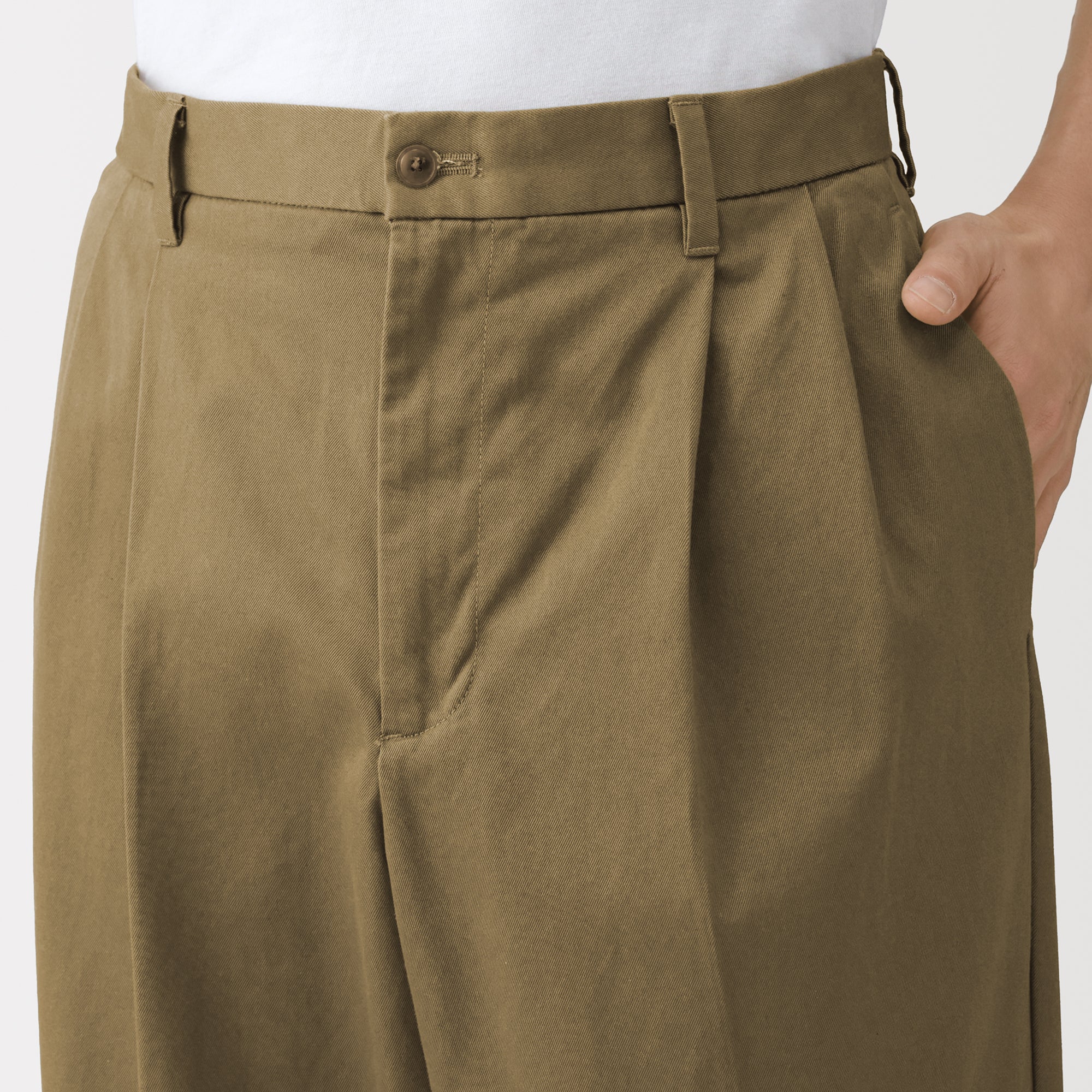 Chino Darted Wide Pants