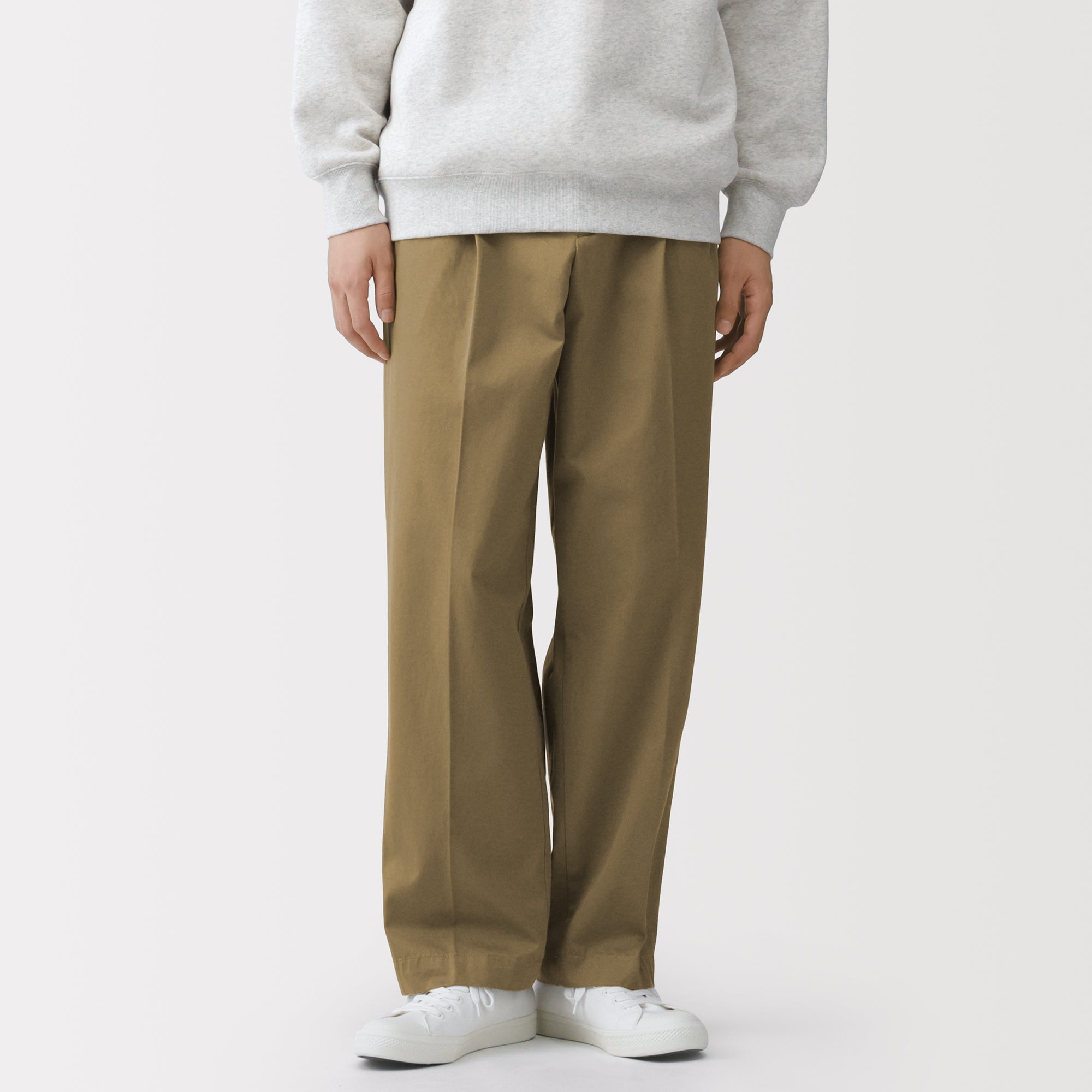 Chino Darted Wide Pants