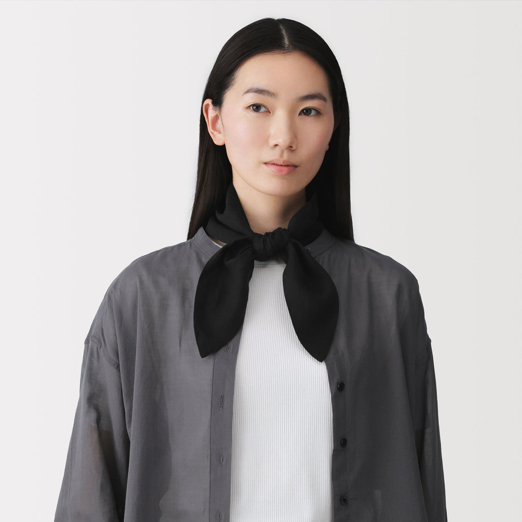 Lyocell Linen Scarf with Pocket