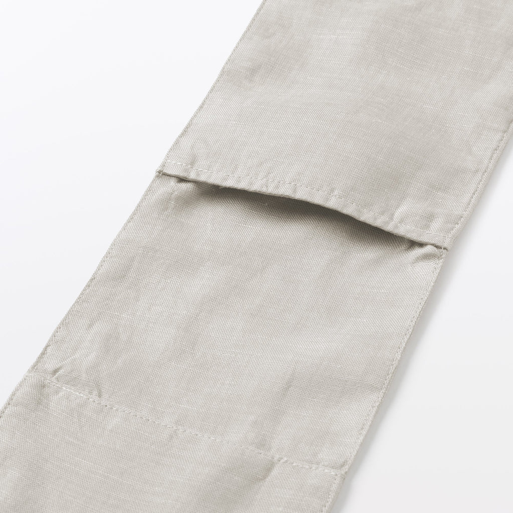 Lyocell Linen Scarf with Pocket