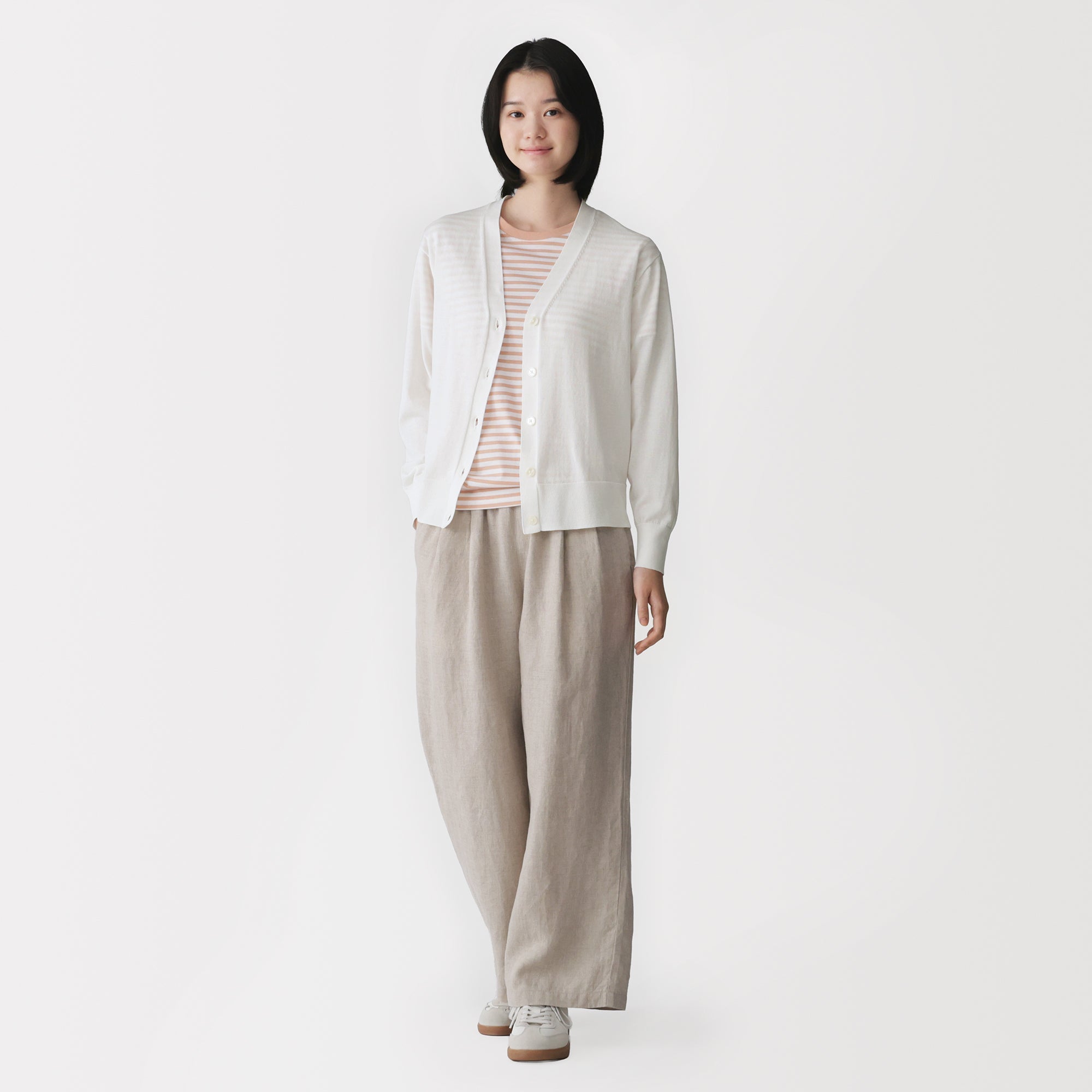 Light Knit V-Neck Cardigan