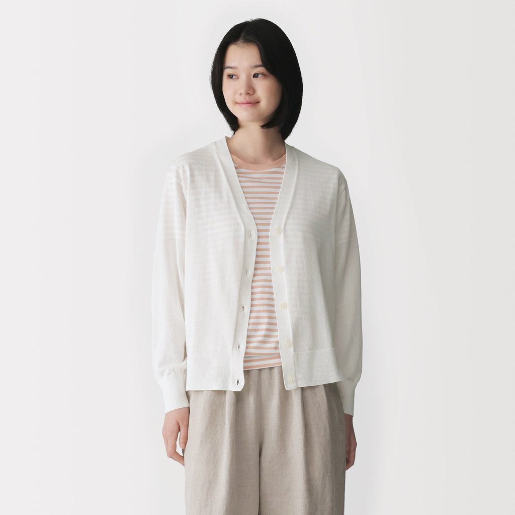 Light Knit V-Neck Cardigan