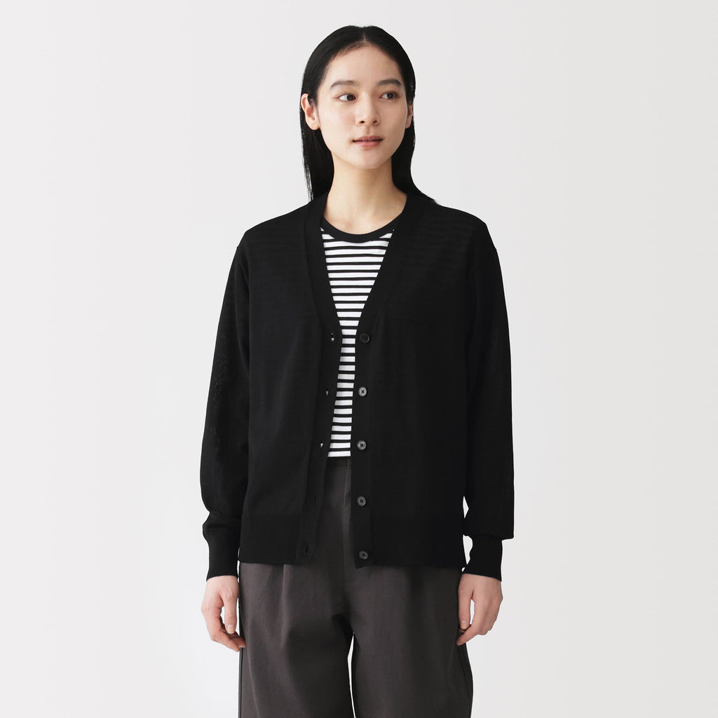 Light Knit V-Neck Cardigan