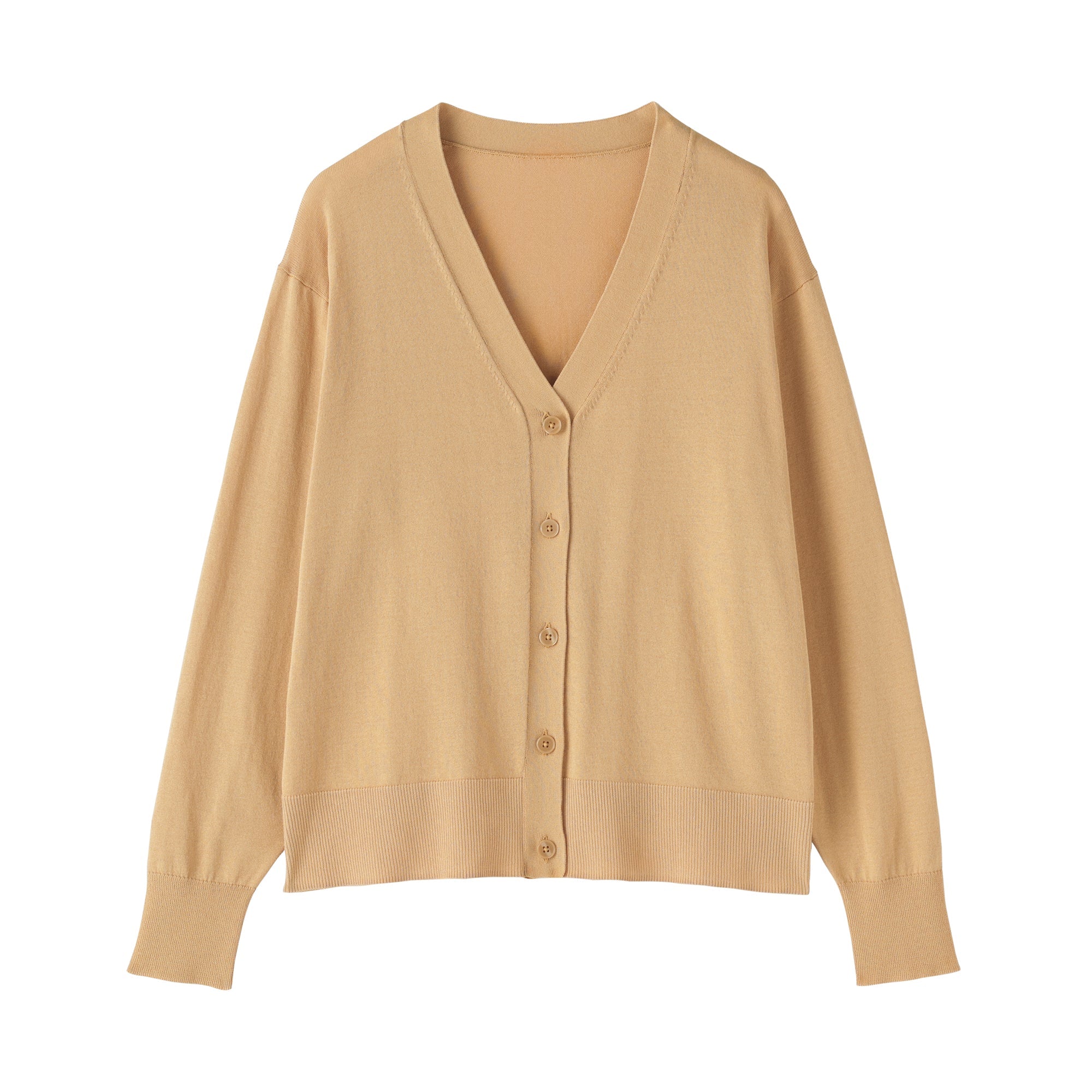 Light Knit V-Neck Cardigan