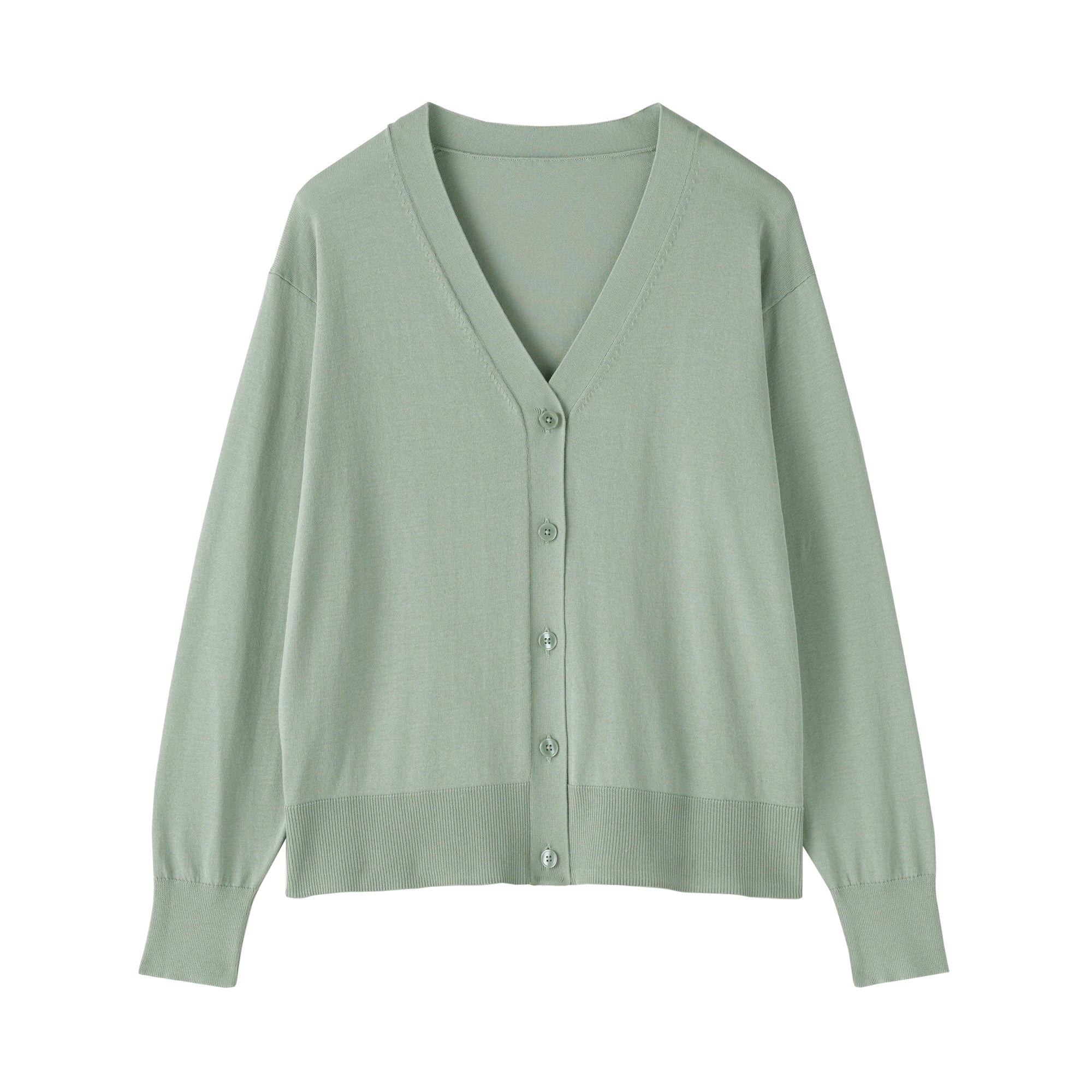 Light Knit V-Neck Cardigan