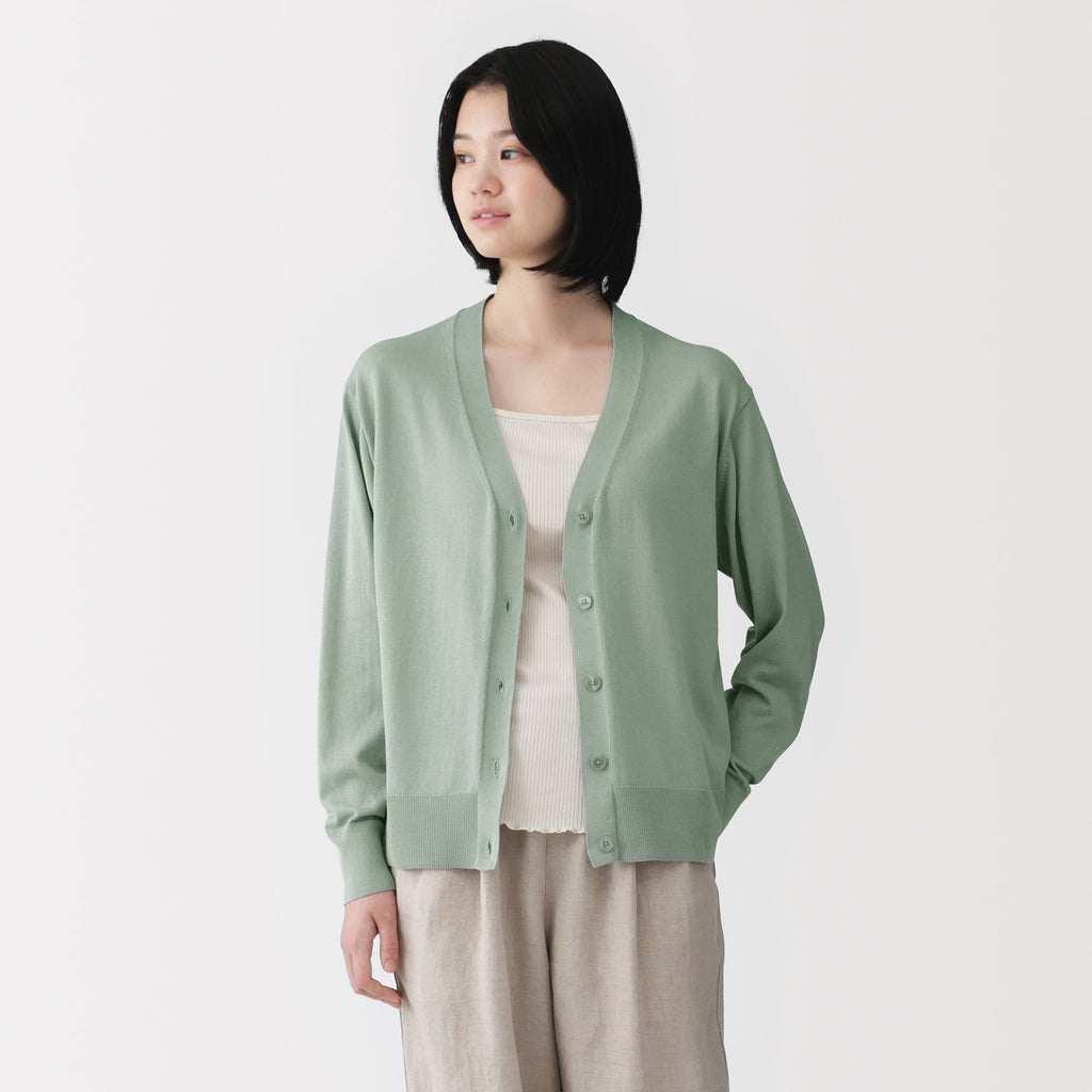 Light Knit V-Neck Cardigan