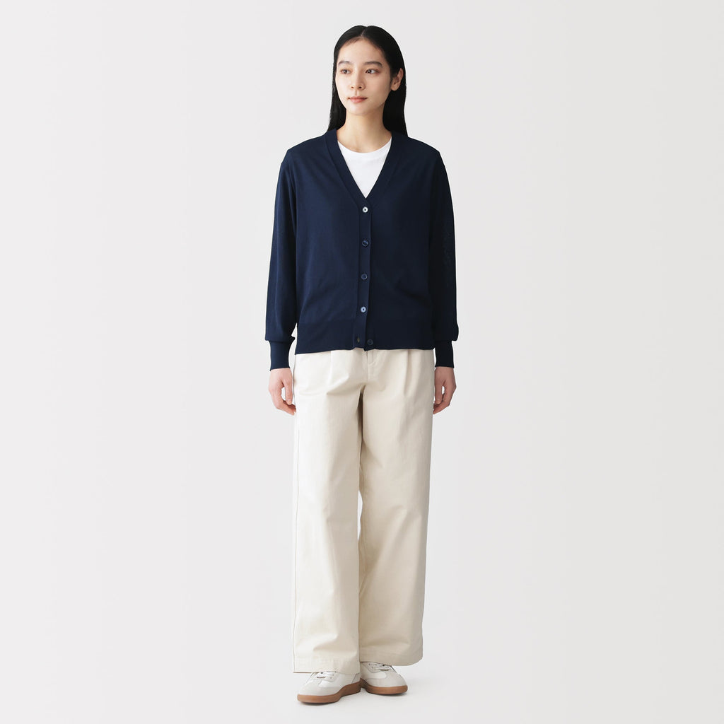 Light Knit V-Neck Cardigan