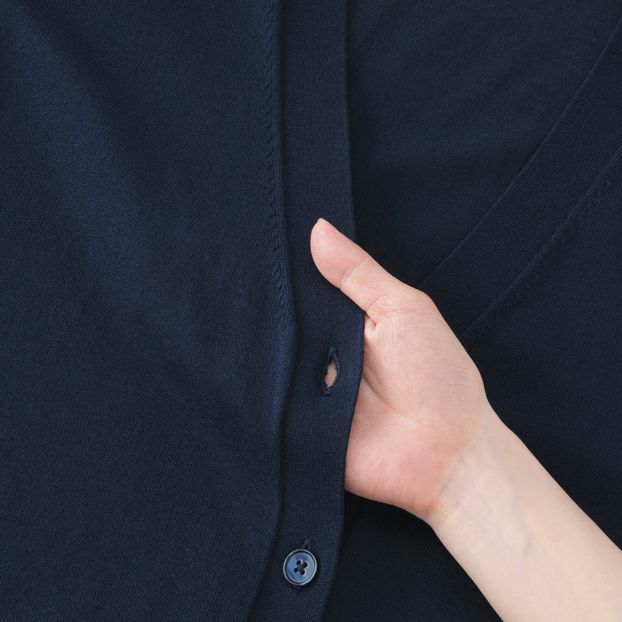 Light Knit V-Neck Cardigan