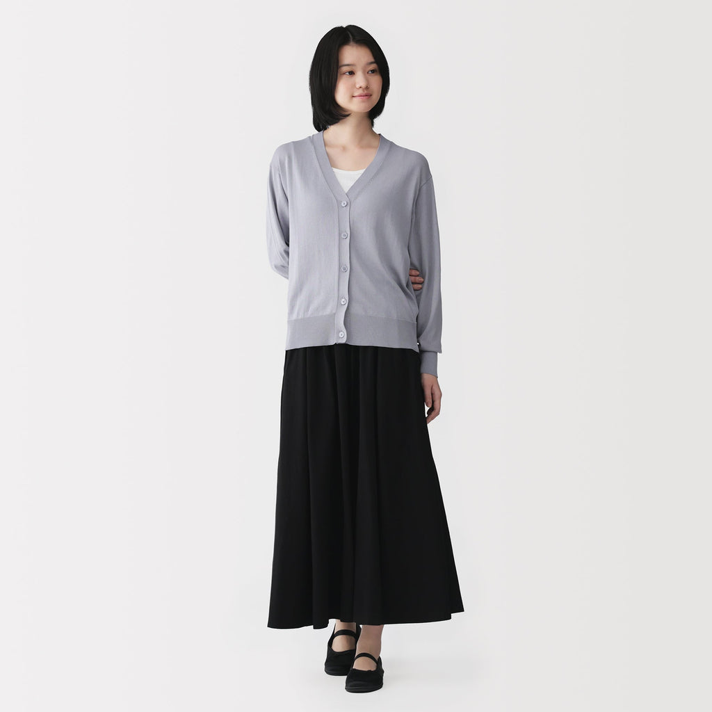 Light Knit V-Neck Cardigan