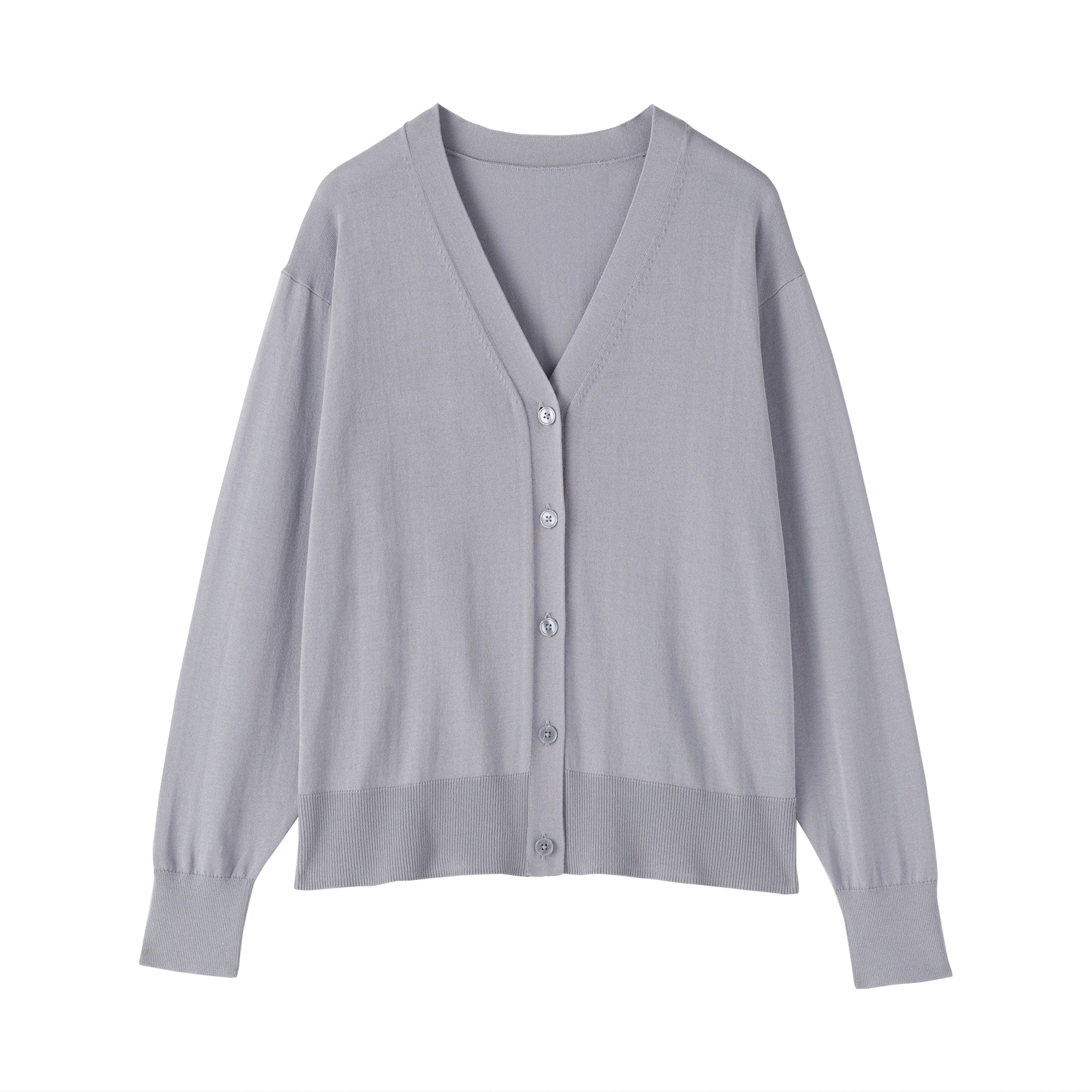 Light Knit V-Neck Cardigan