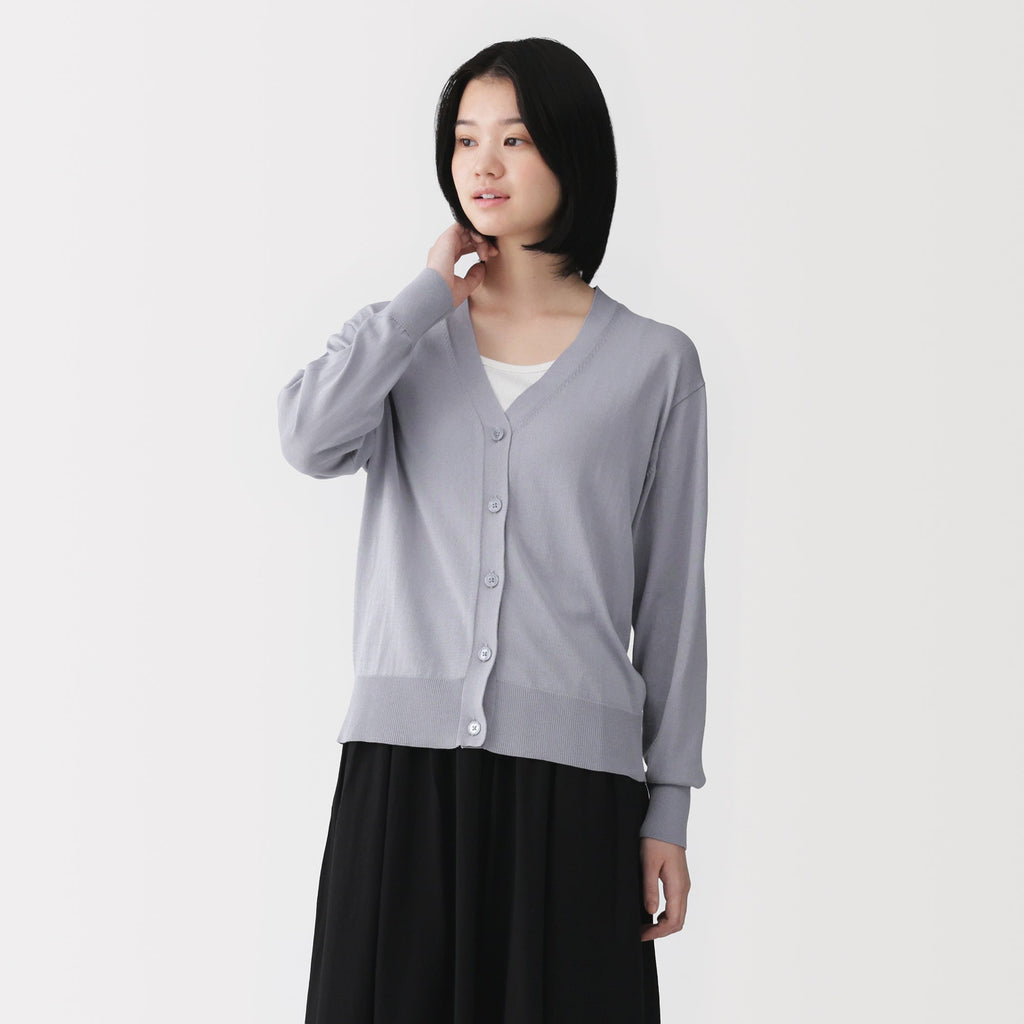 Light Knit V-Neck Cardigan