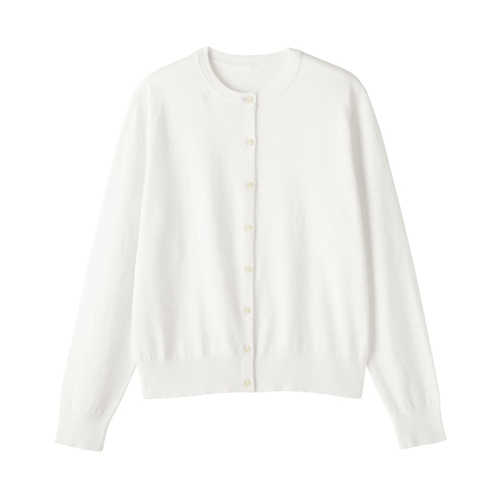 High-Twist Cotton Cardigan