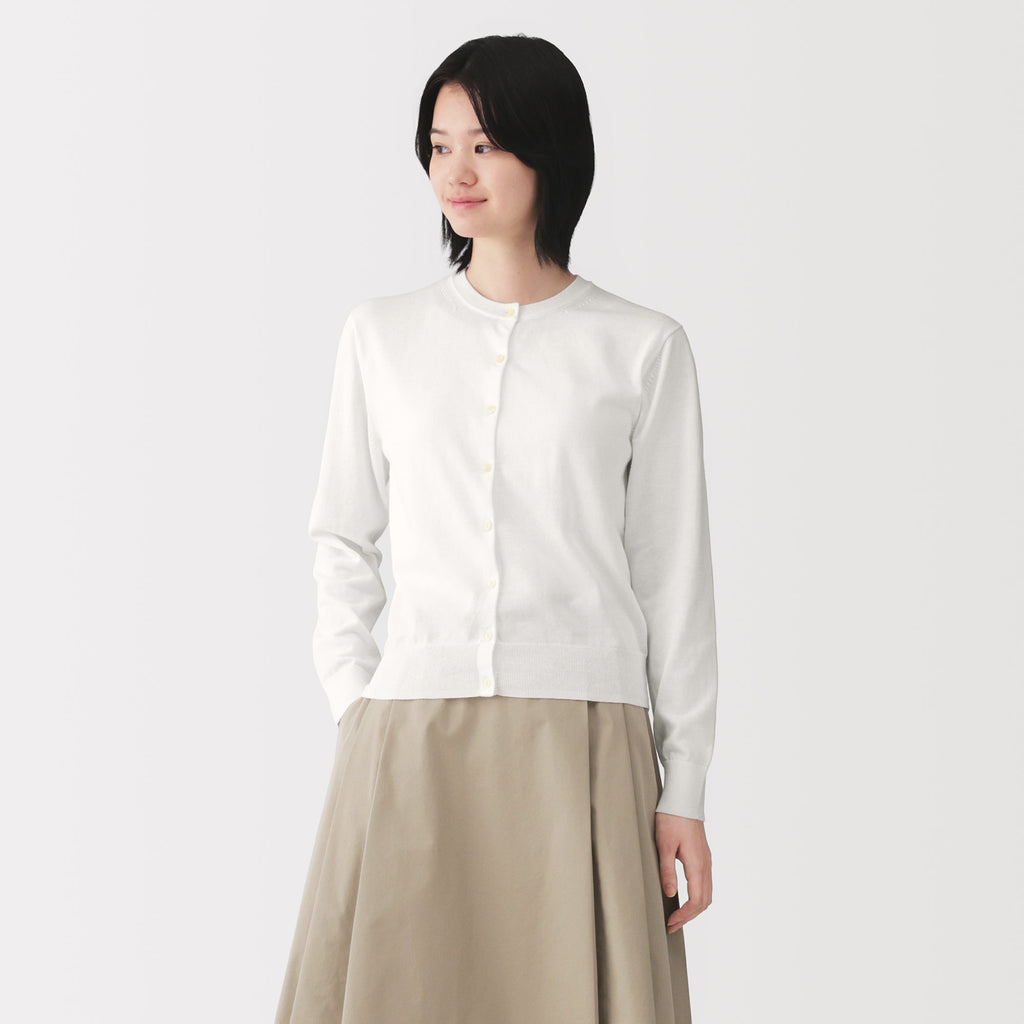 High-Twist Cotton Cardigan