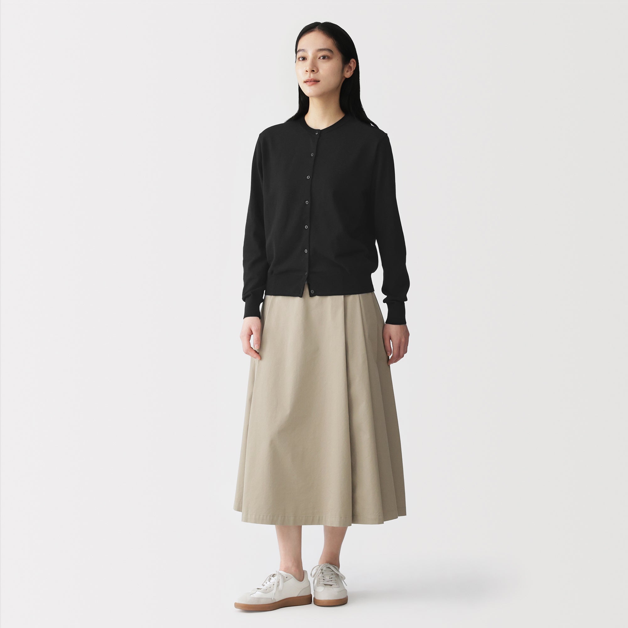 High-Twist Cotton Cardigan