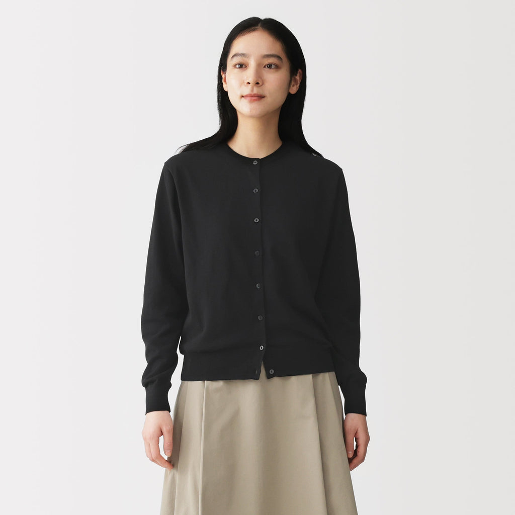 High-Twist Cotton Cardigan