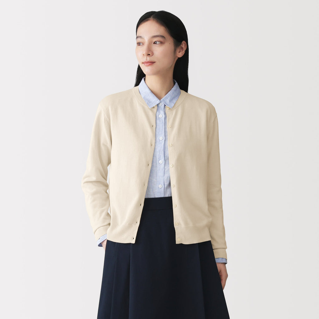 High-Twist Cotton Cardigan