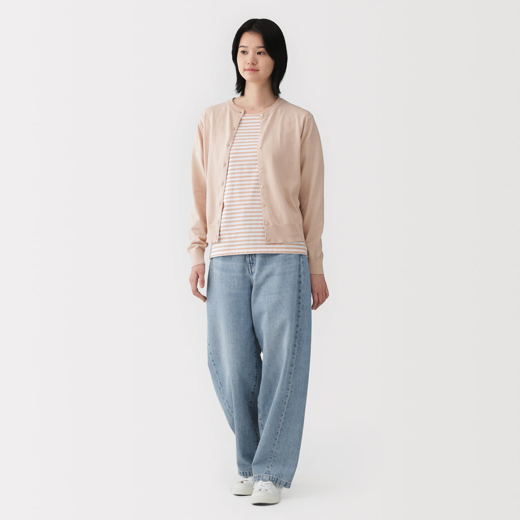 High-Twist Cotton Cardigan