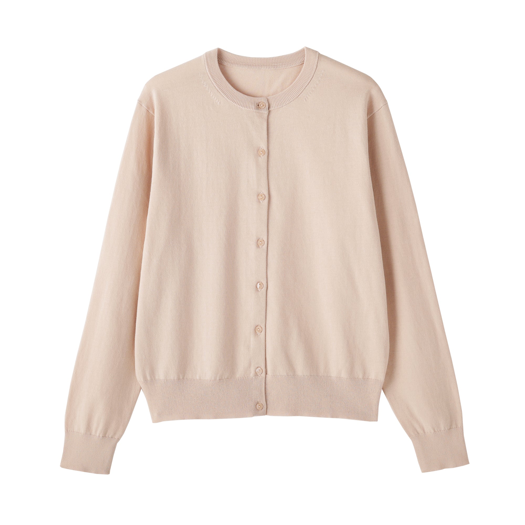 High-Twist Cotton Cardigan