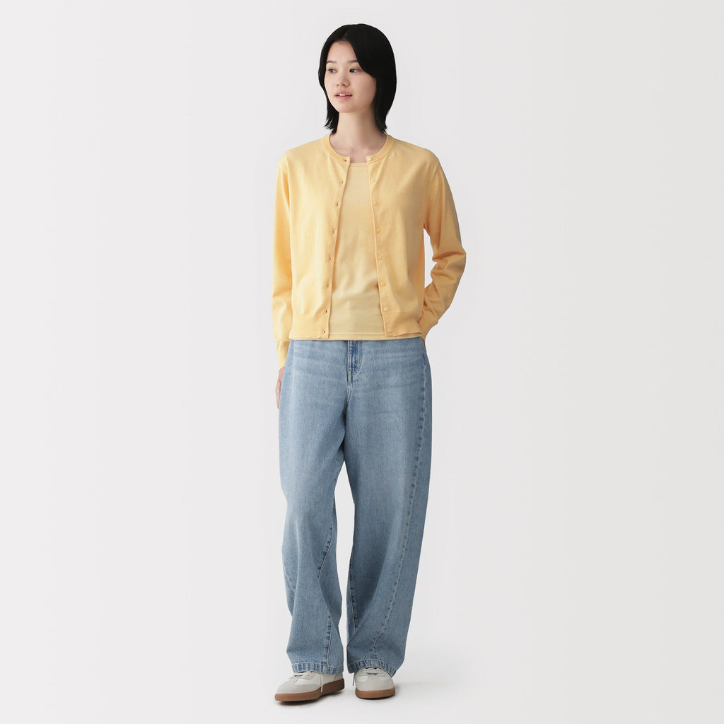 High-Twist Cotton Cardigan