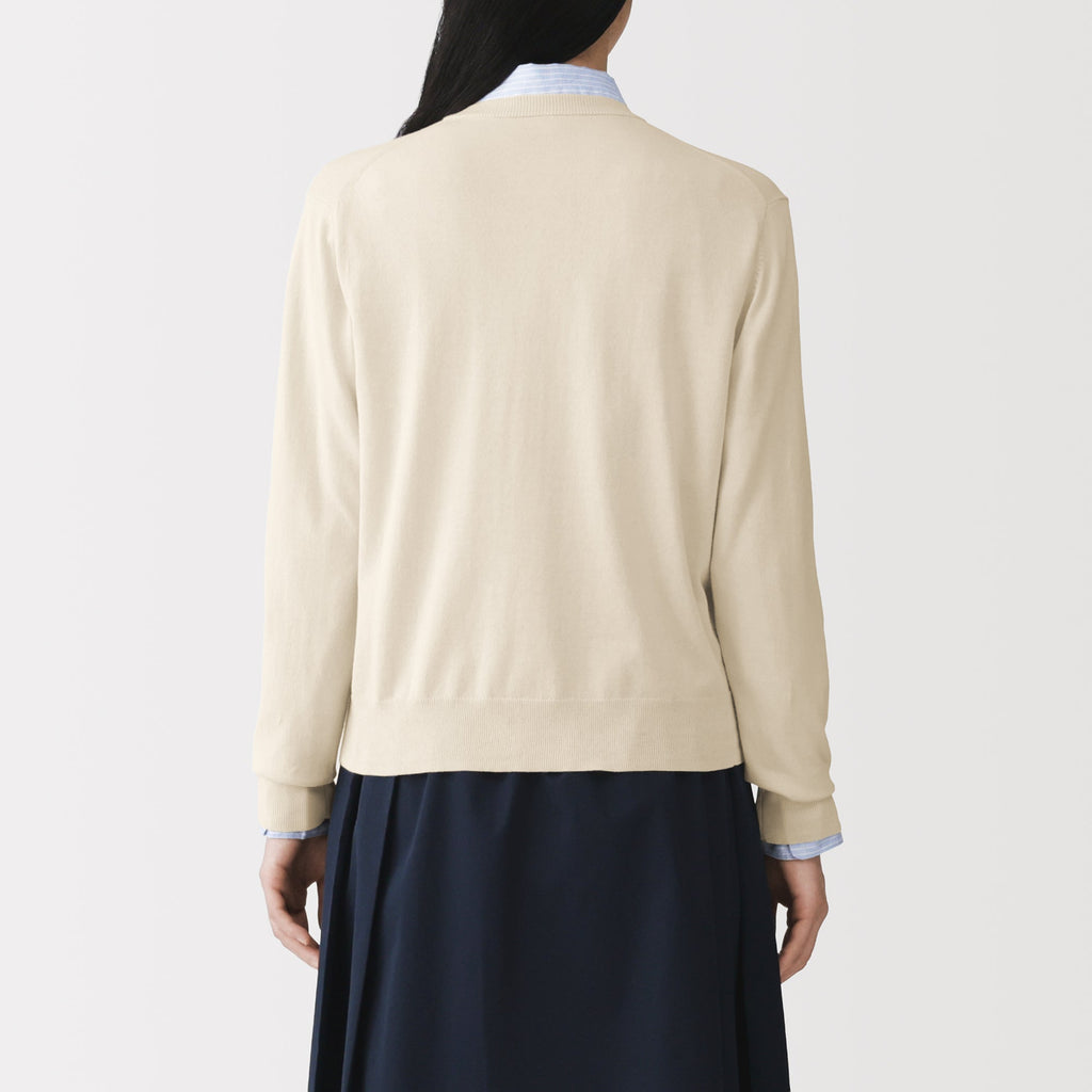 High-Twist Cotton Cardigan