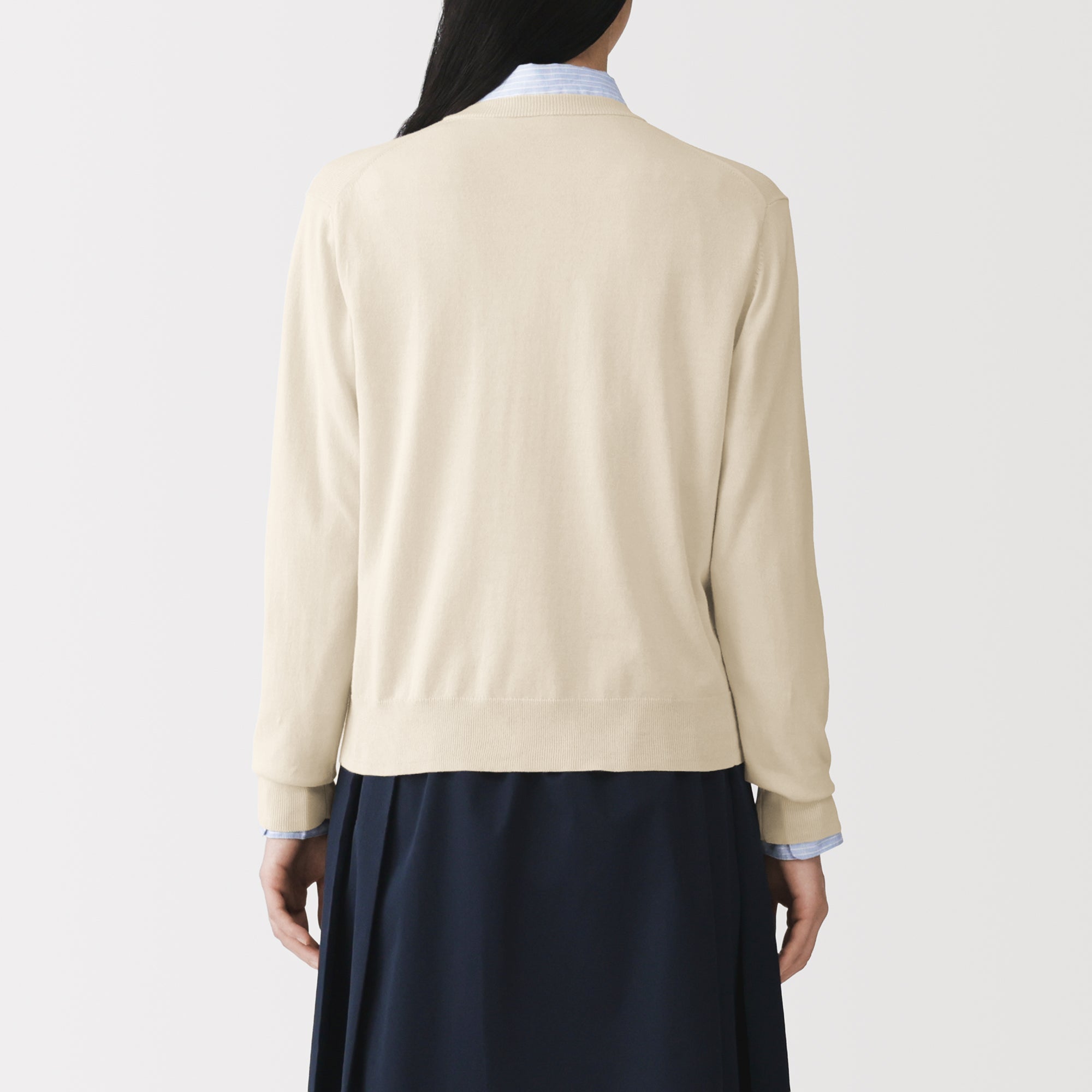 High-Twist Cotton Cardigan