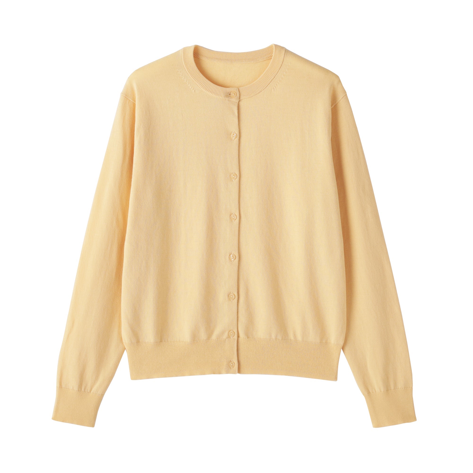 High-Twist Cotton Cardigan