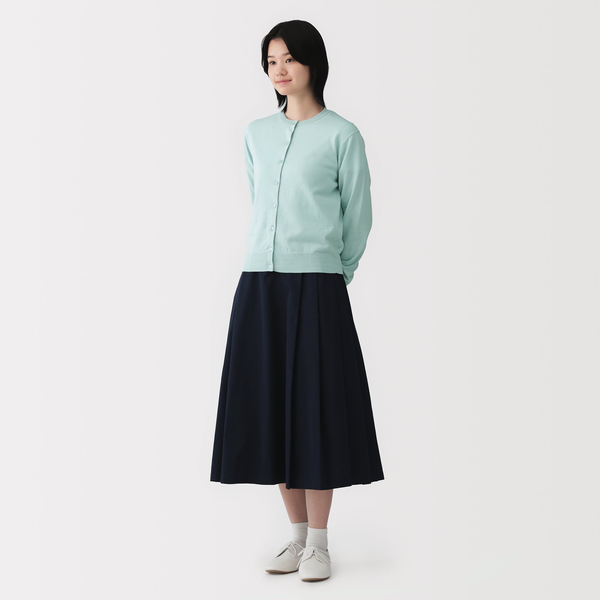 High-Twist Cotton Cardigan