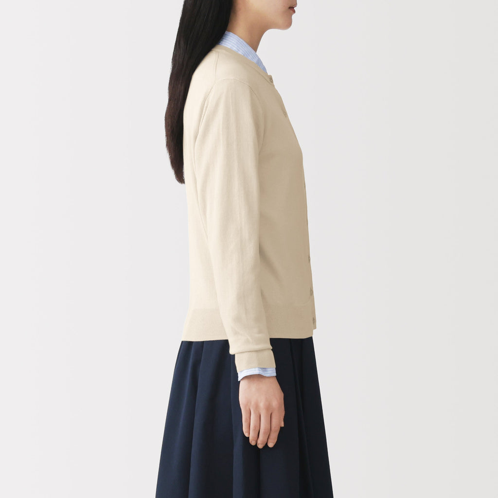 High-Twist Cotton Cardigan