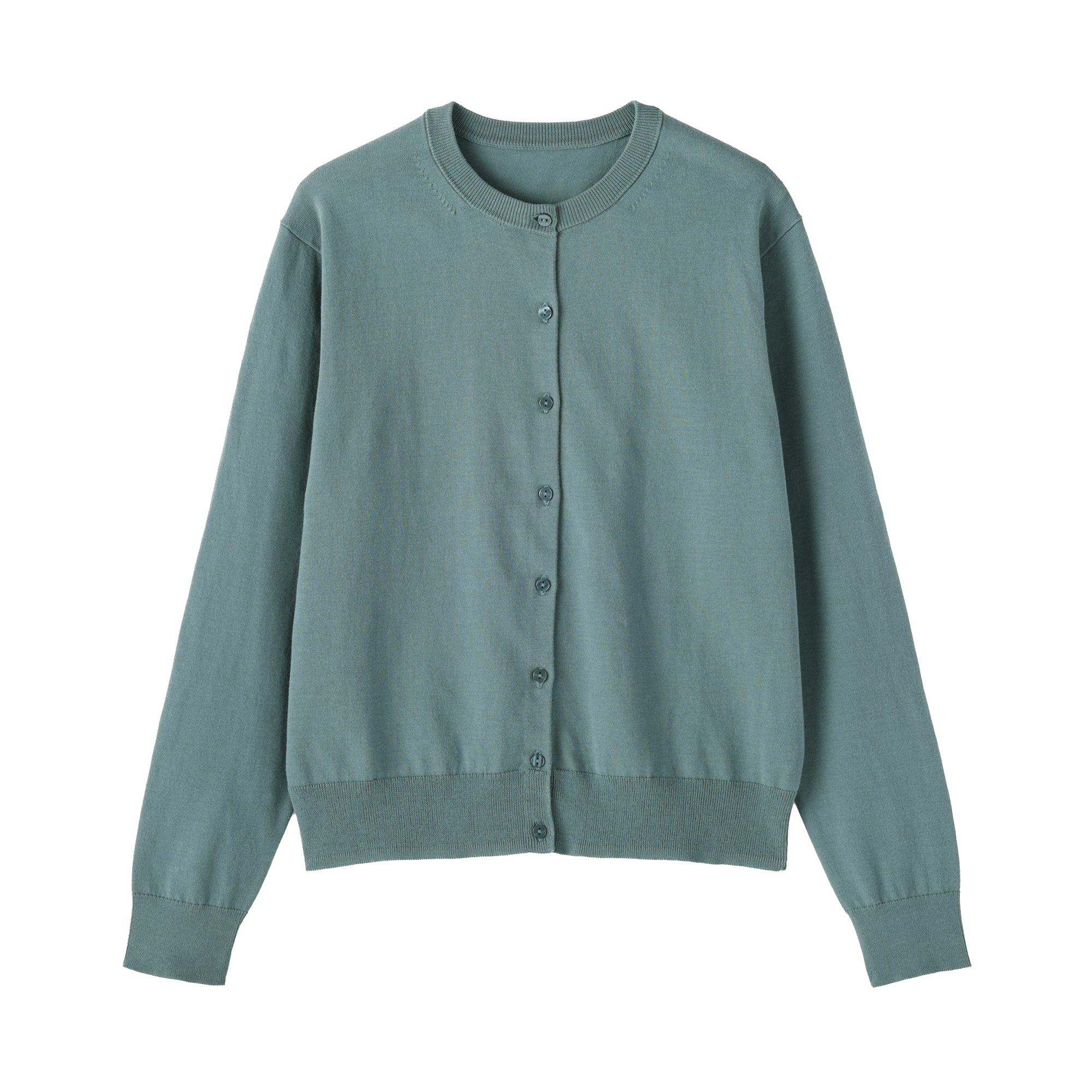 High-Twist Cotton Cardigan