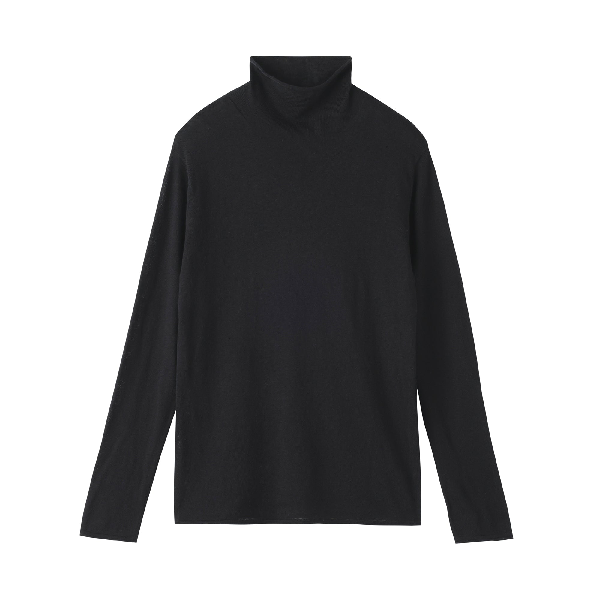 Lyocell Blend Mockneck Sweater