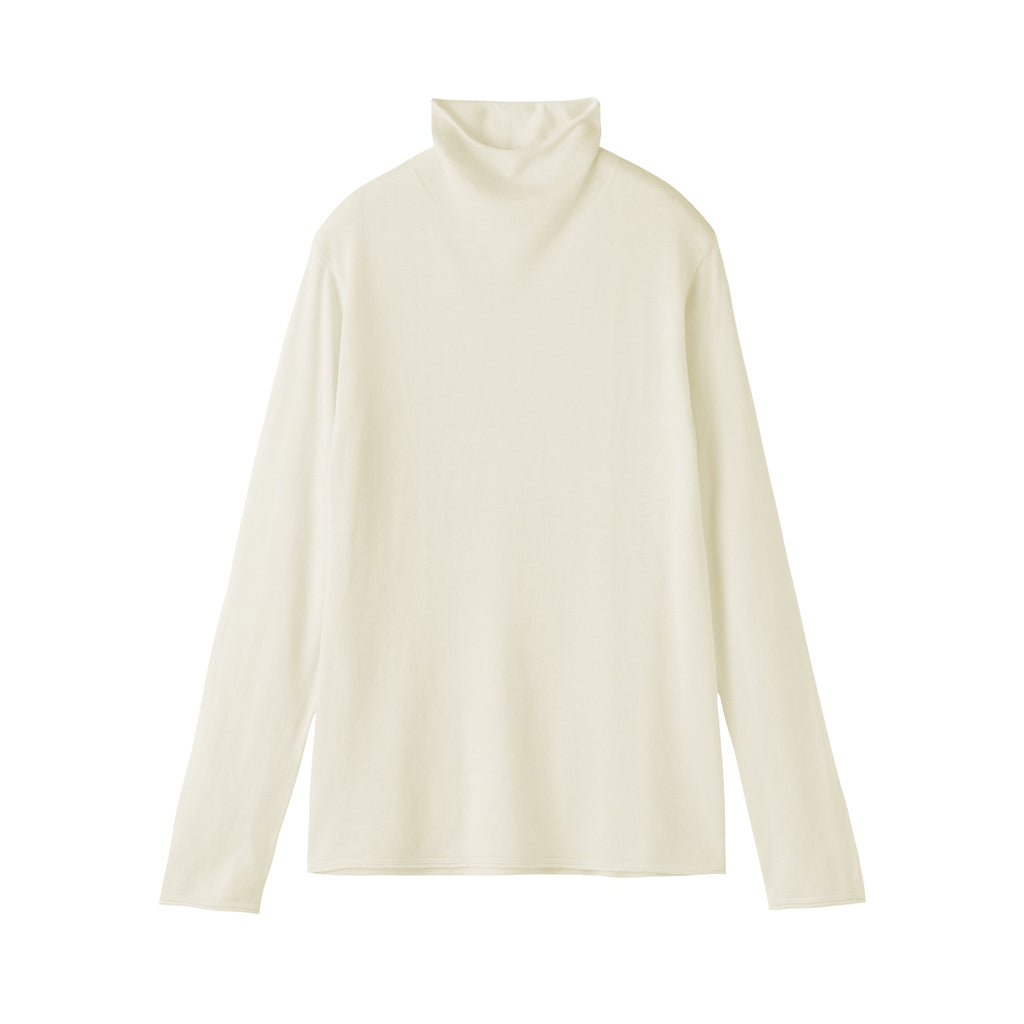 Lyocell Blend Mockneck Sweater
