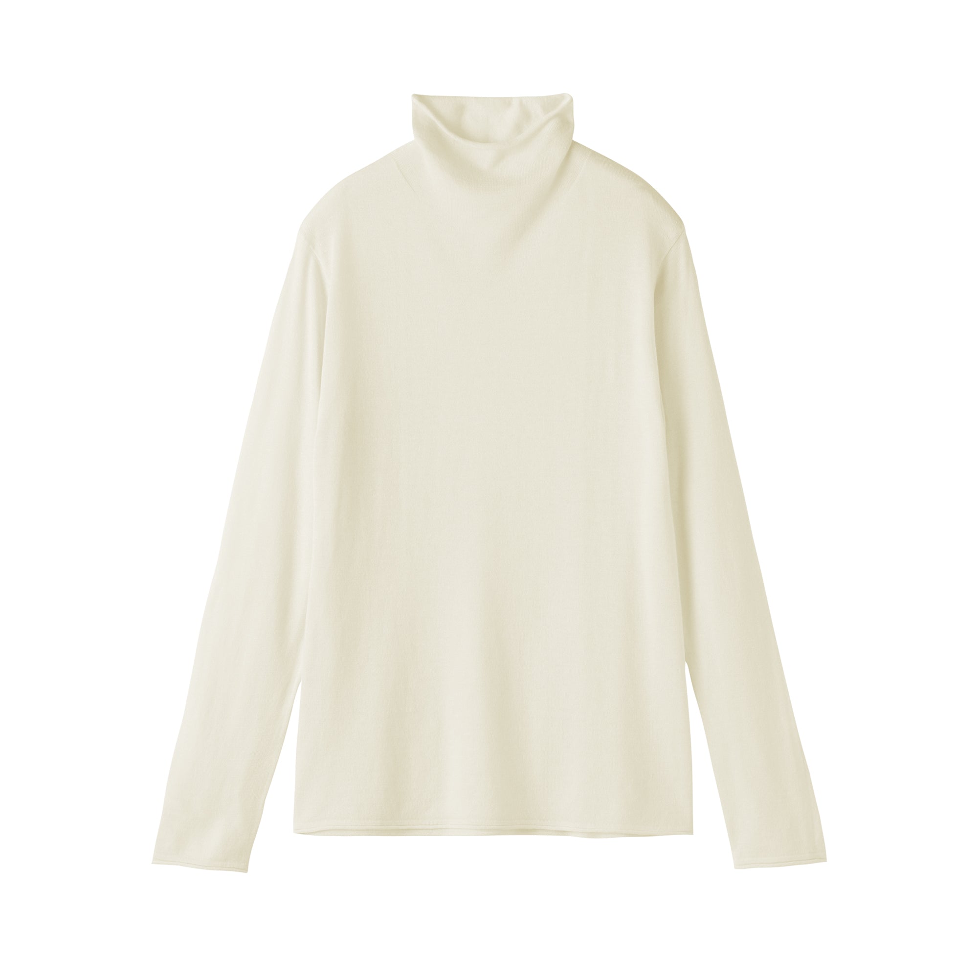 Lyocell Blend Mockneck Sweater