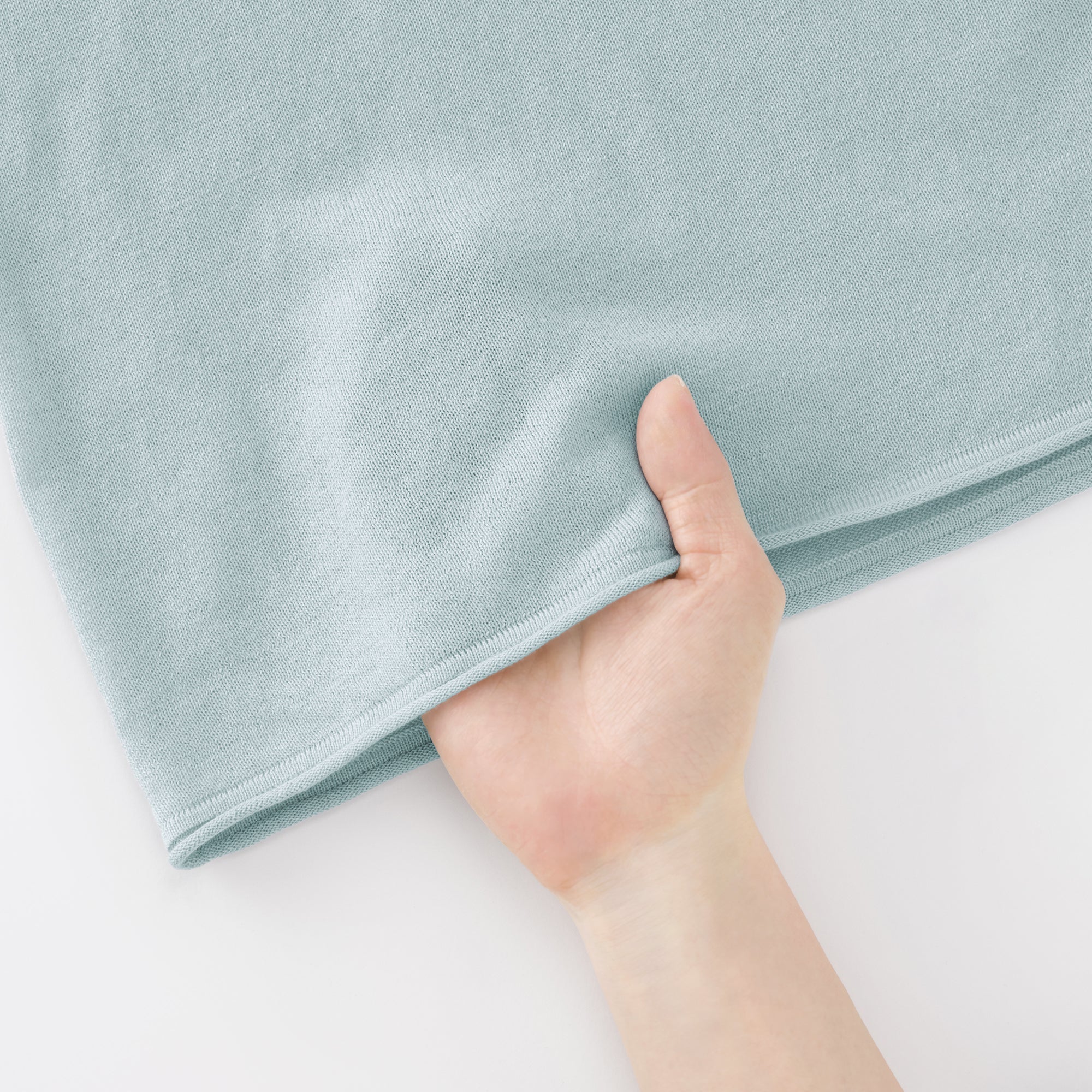 Lyocell Blend Mockneck Sweater