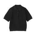 High-Twist Cotton Polo Sweater