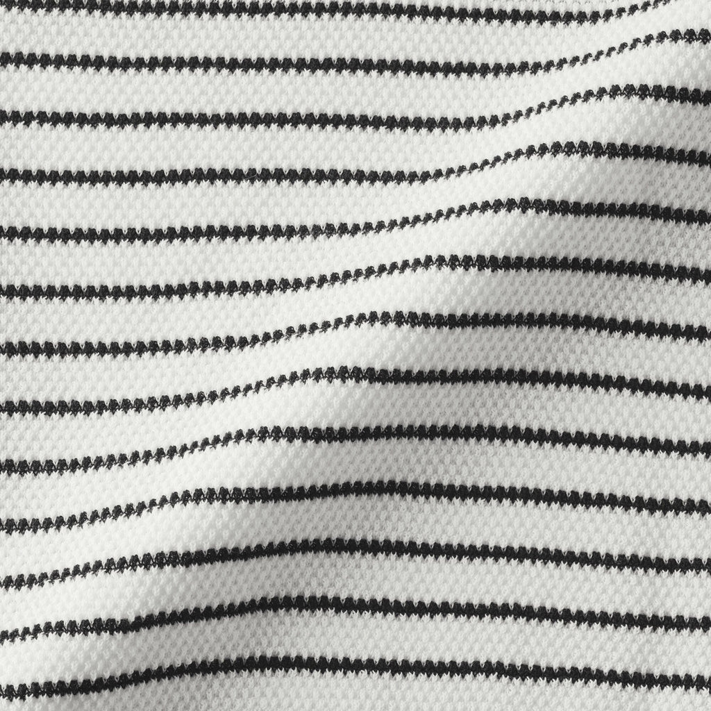 High-Twist Cotton Polo Sweater
