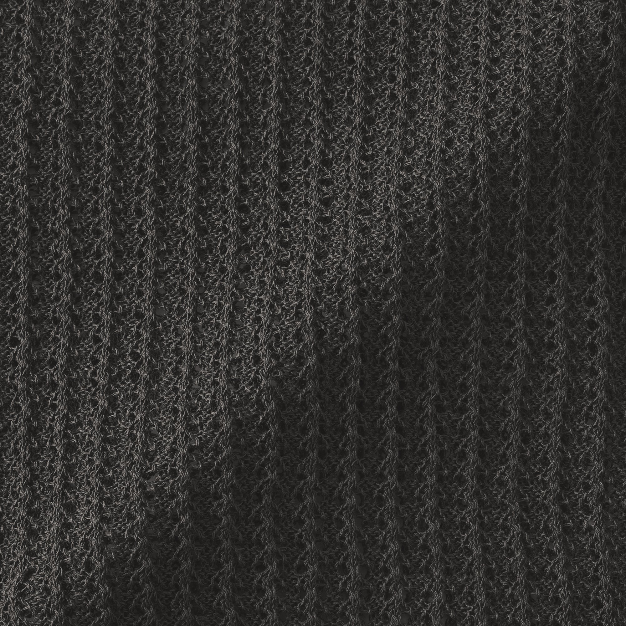 Linen Blend Mesh Wide Sweater