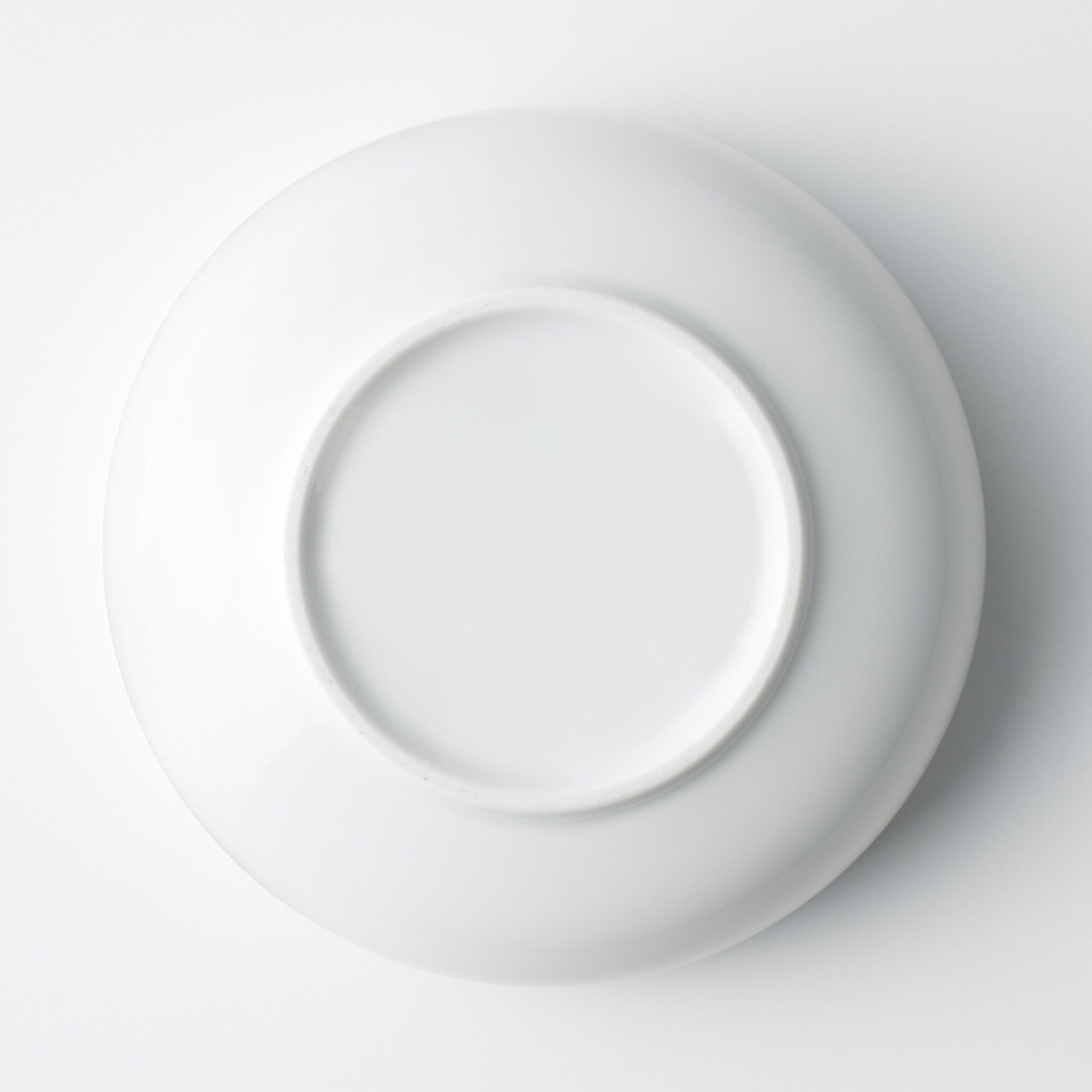 White Porcelain Shallow Bowl