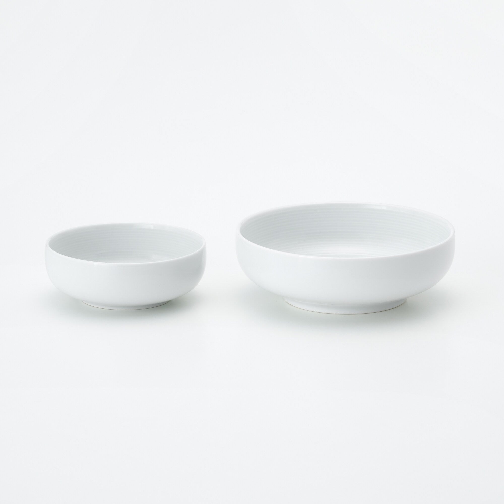 White Porcelain Shallow Bowl
