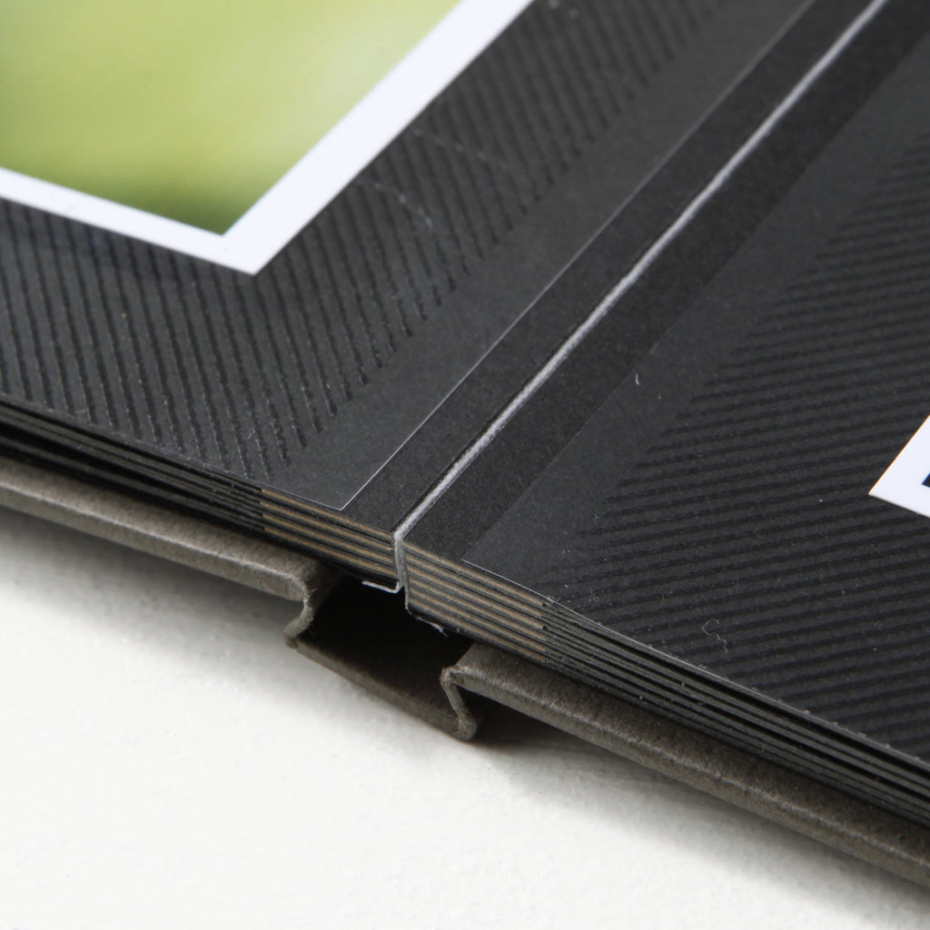 Hardcover Album 2 Rows - Dark Grey