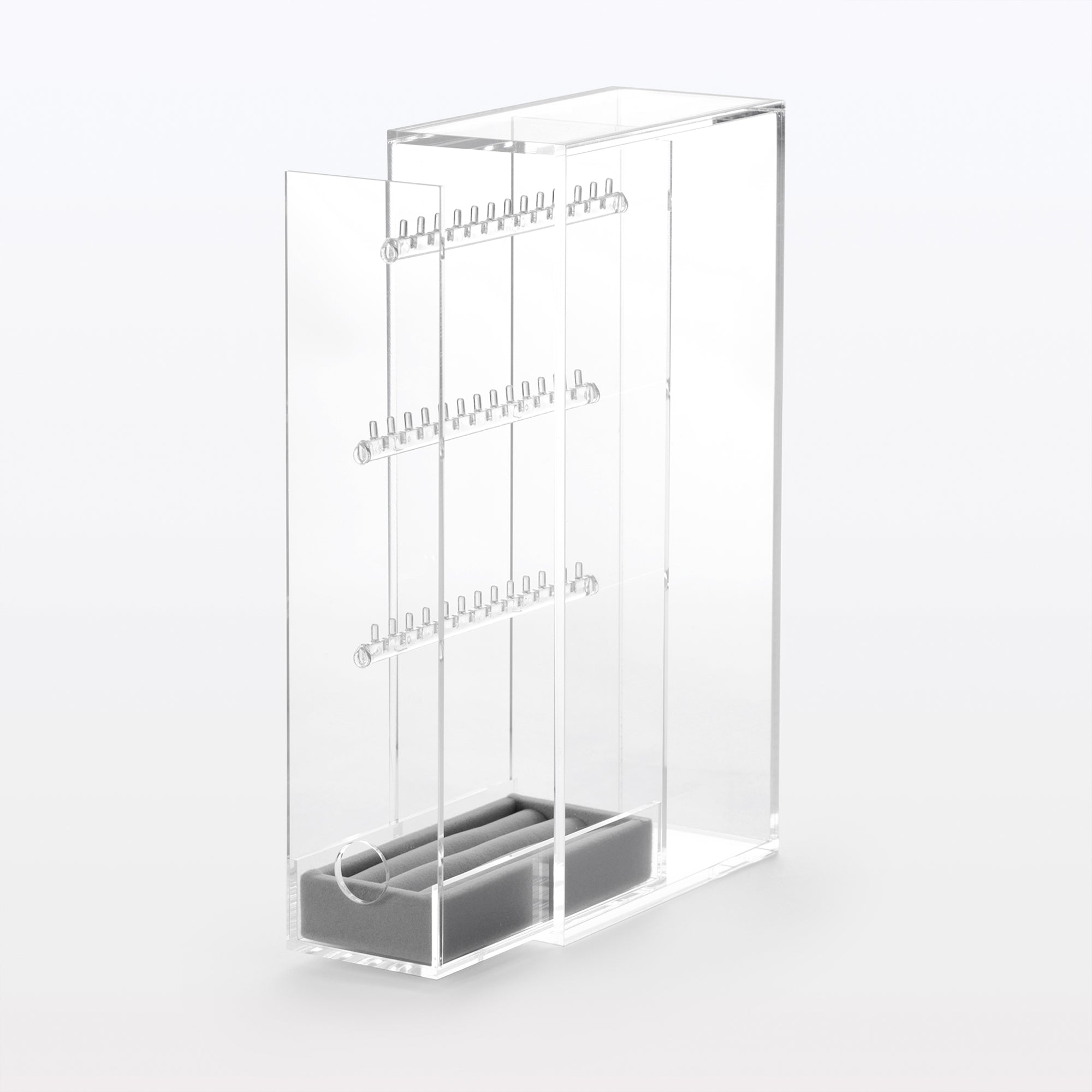Acrylic Stand Case for Earrings and Necklace