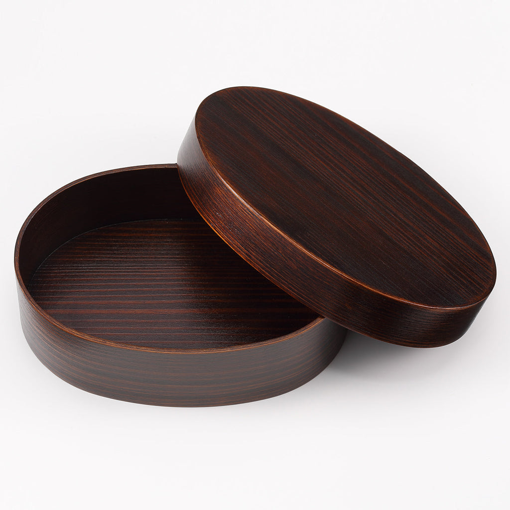 Circular Lacquered Lunchbox