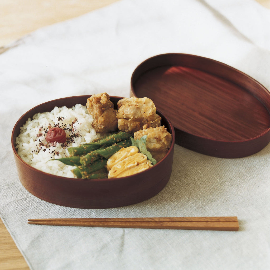 Circular Lacquered Lunchbox