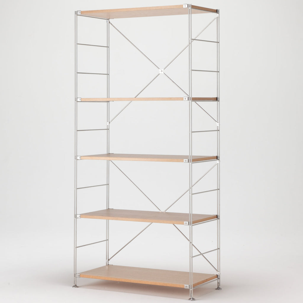 SUS Shelving Unit - Oak - Wide - Large