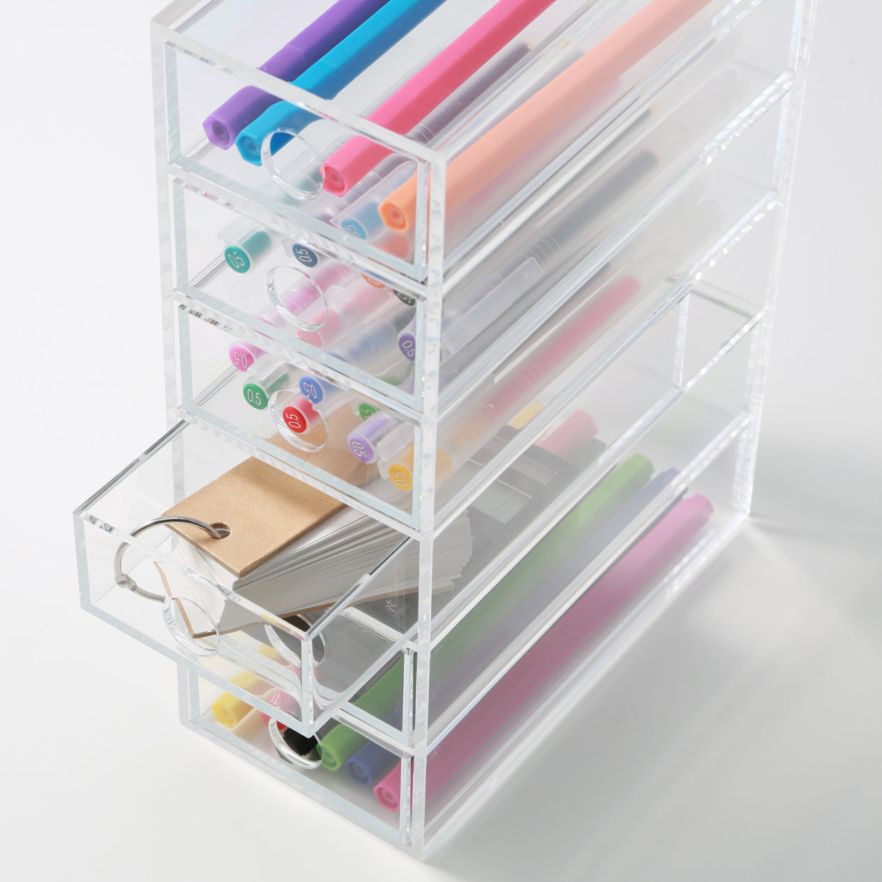 Acrylic Storage 6 Drawers Cubby Secondary image