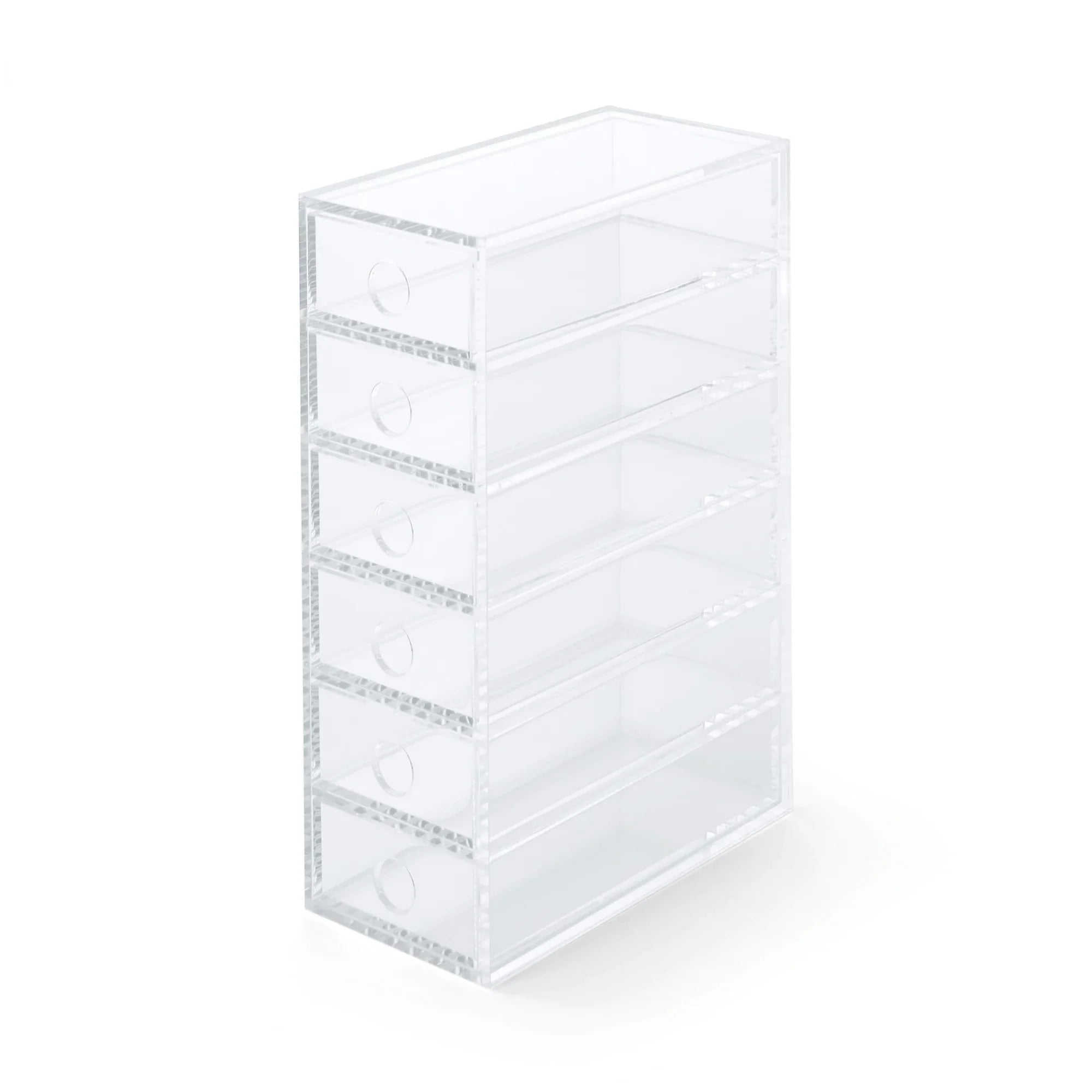 Acrylic Storage 6 Drawers Cubby