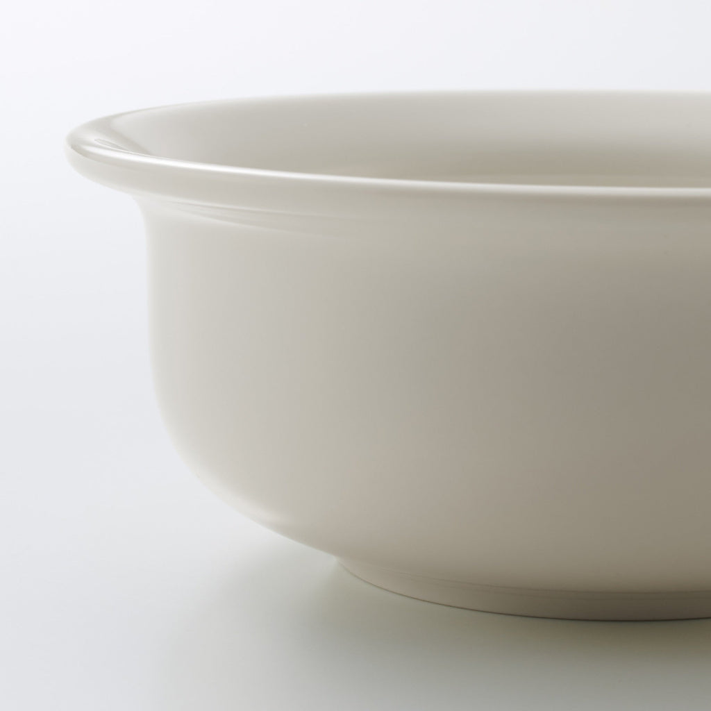Beige Porcelain Curry Bowl