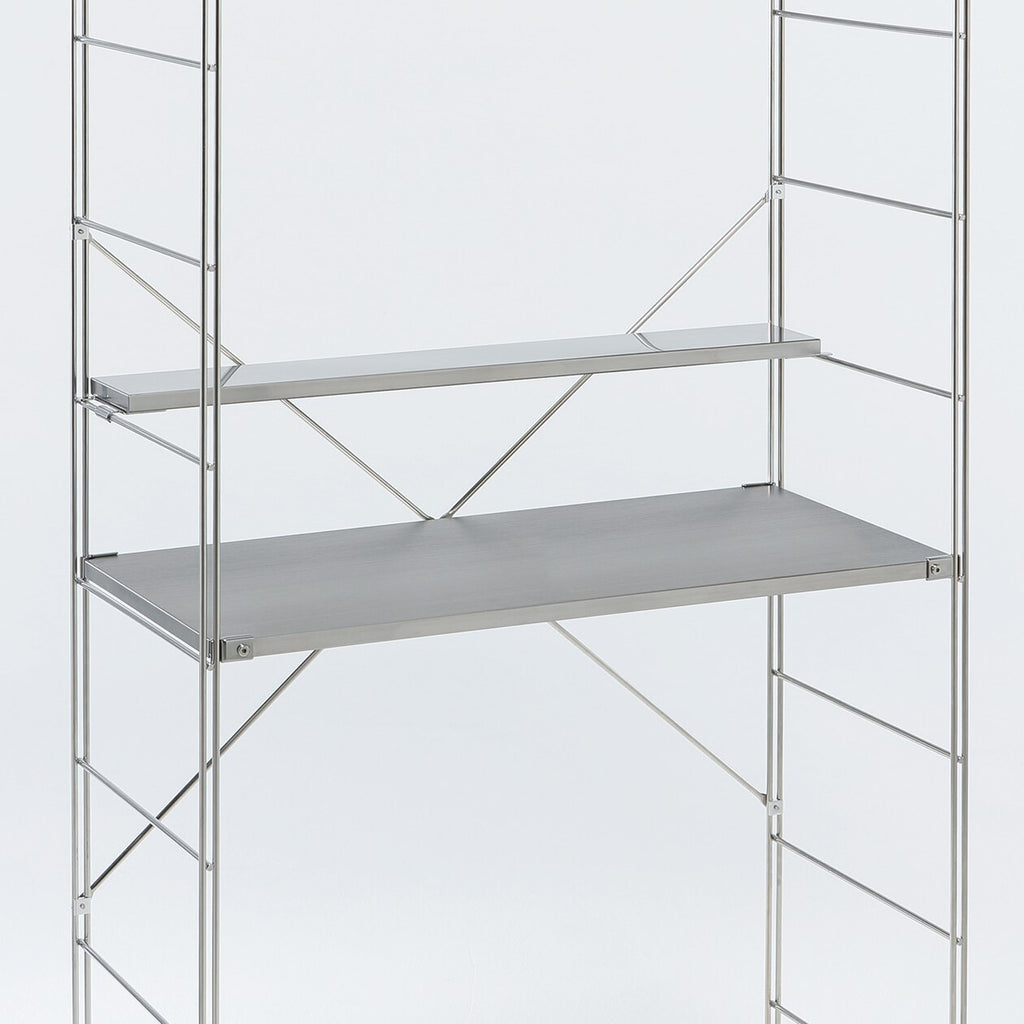 SUS Shelving Unit Additional Narrow Shelf Stainless Steel - Wide