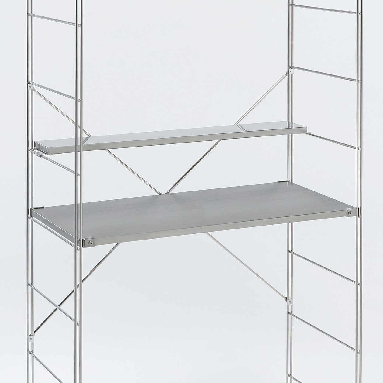 SUS Shelving Unit Additional Narrow Shelf Stainless Steel - Wide