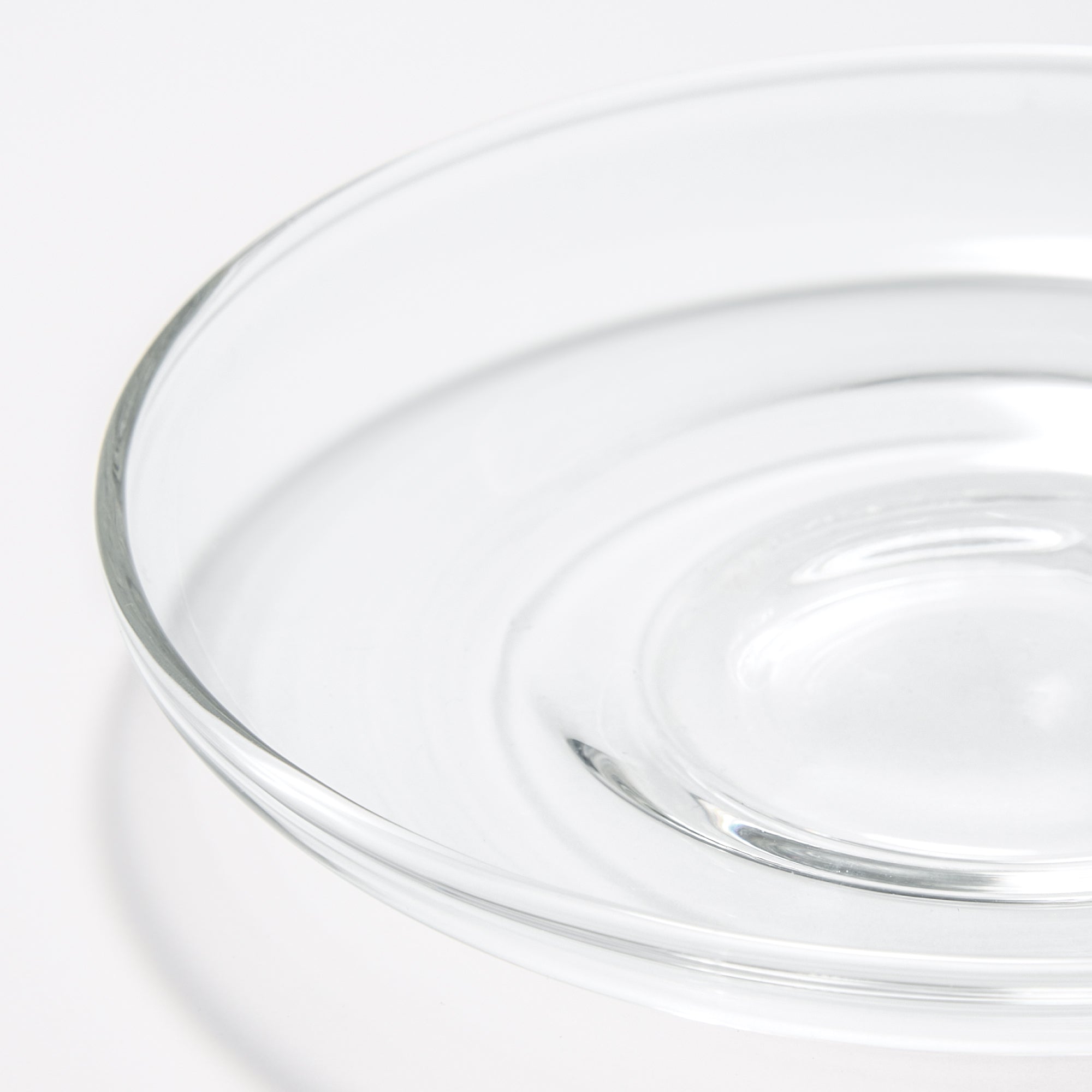 Heat Resistant Glass Saucer